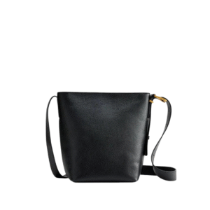 Leather Bucket Crossbody